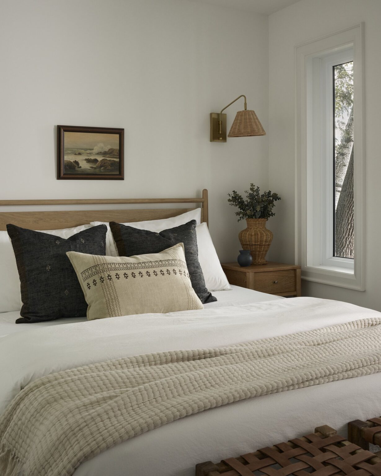 Hanging Art and Pictures Above the Bed Emma Courtney Home