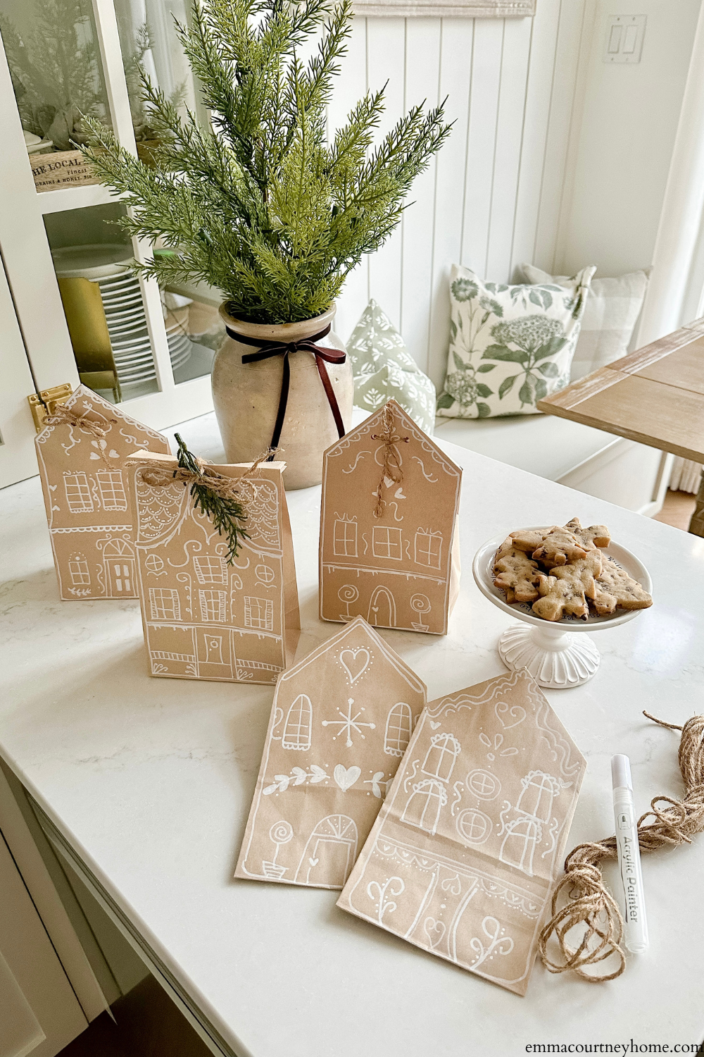 Christmas paper treat discount bags